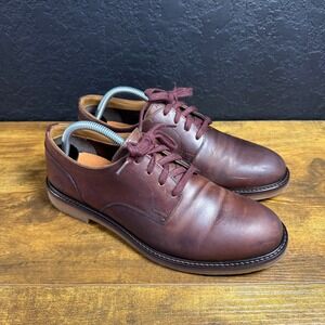 Timberland A3Z72 Brown Leather Plain‎ Toe Oxford Mens 8.5 US 42 EU